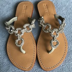 NWOT Johnny Was Rhinestone Sandals
